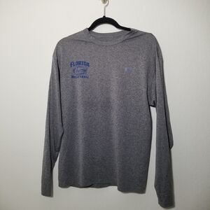 Gray Nike Men's Long Sleeve Shirt